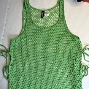 Divided H&M Green‎ Mesh Swim Suit Cover Up Women's XS 432